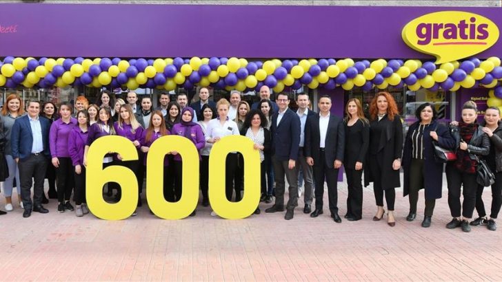 Gratis, 600 mağazaya ulaştı