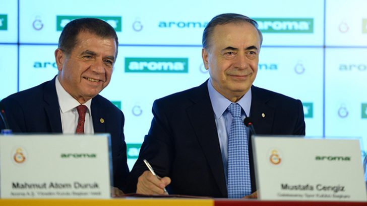 Aroma, Galatasaray’ın resmi su sponsoru
