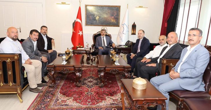 TPF heyeti Van Valisi Mehmet Emin Bilmez’i ziyaret etti